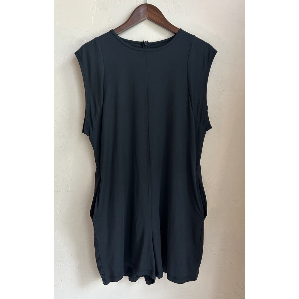 Varley Milling Playsuit Romper Black S Oversized‎ Relaxed Casual Athleisure